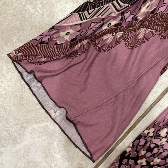 Venus One Shoulder Bell Sleeve Printed Boho Top M - Picture 4 of 5